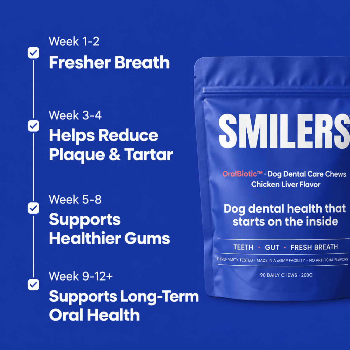 Smilers OralBiotic™ Dental Soft Chews - Smilers